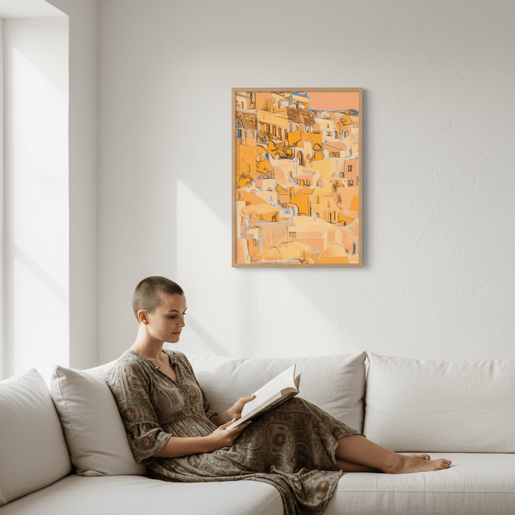 Where the Sun Learns to Linger by 83 Oranges wall - art - picture - poster