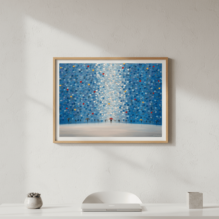 Whispers in Blue by Ekaterina Ermilkina wall - art - picture - poster