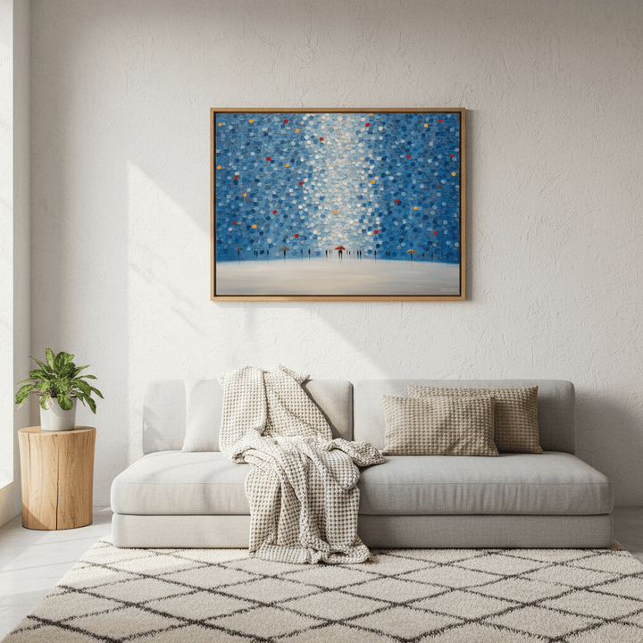 Whispers in Blue by Ekaterina Ermilkina wall - art - picture - poster