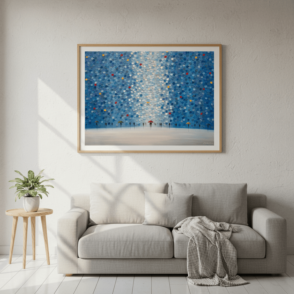 Whispers in Blue by Ekaterina Ermilkina wall - art - picture - poster