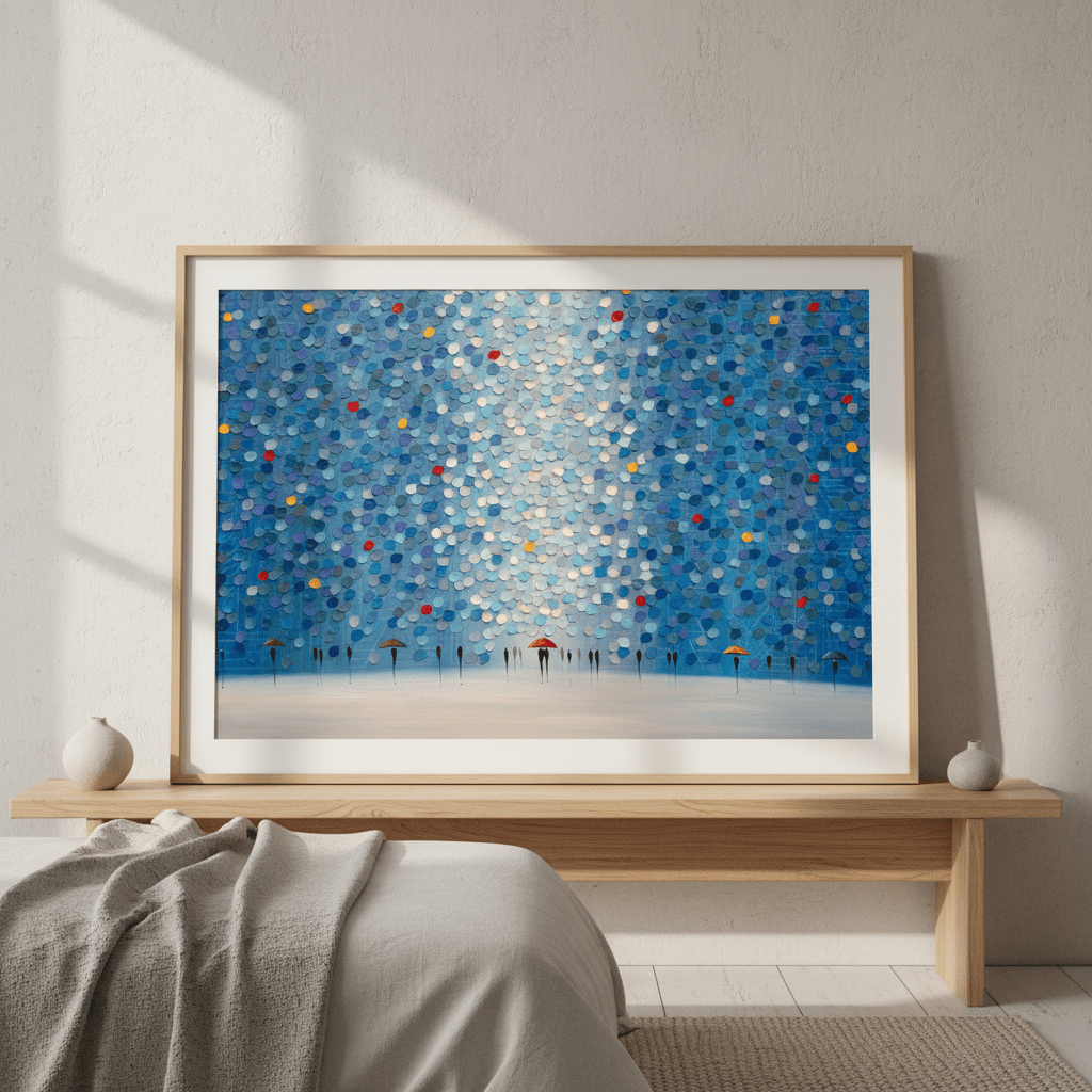 Whispers in Blue by Ekaterina Ermilkina wall - art - picture - poster
