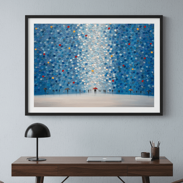 Whispers in Blue by Ekaterina Ermilkina | Art & Canvas Print