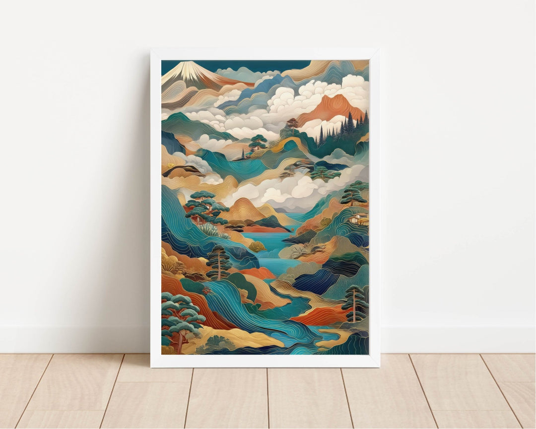 Whispers of the Peaks Japanese Art Print wall - art - picture - poster