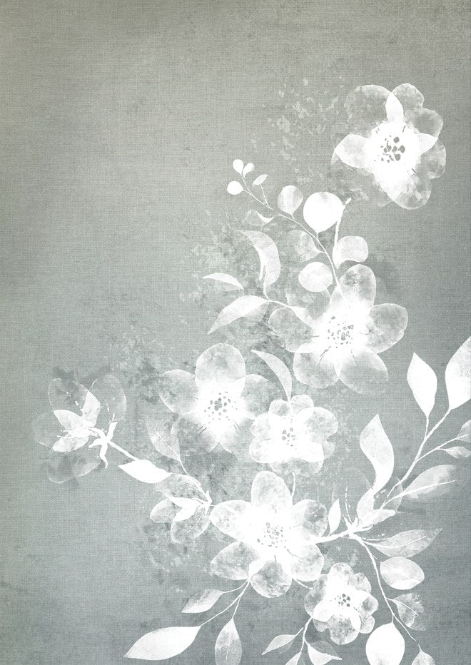 White and Blue Floral by Dear Muskeeter