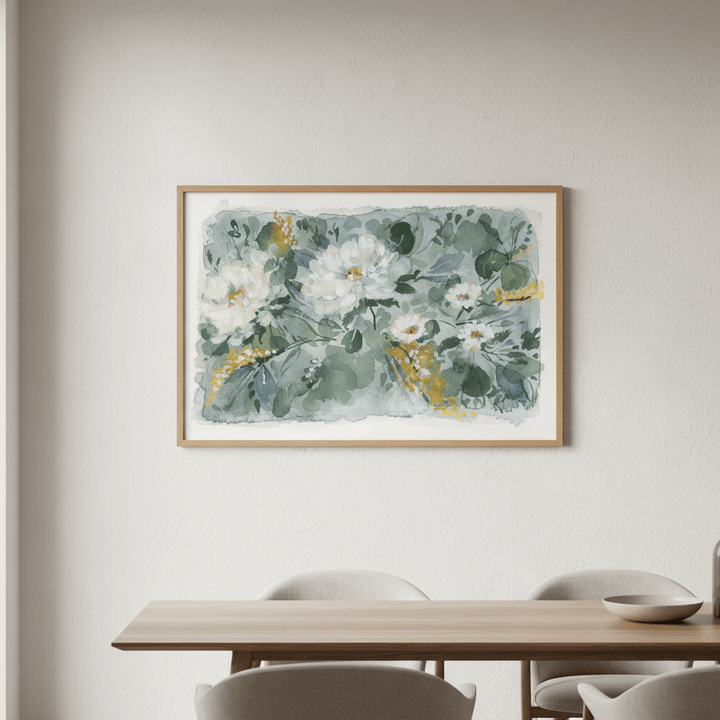 White Bouquet by Lucrecia Caporale wall - art - picture - poster
