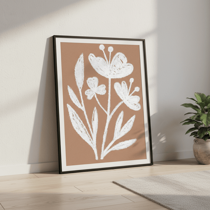 White Flowers by Silvia Visscher wall - art - picture - poster