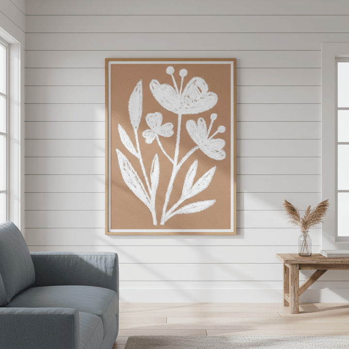 White Flowers by Silvia Visscher wall - art - picture - poster