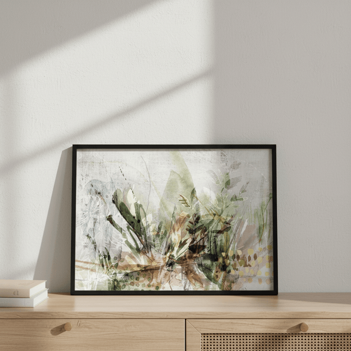 White Garden by Deer Muskeeter wall - art - picture - poster