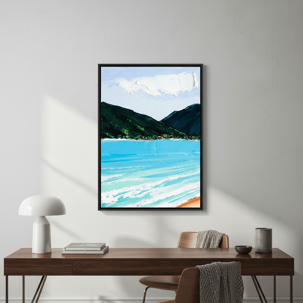 White Noise by Angela Hawkey wall - art - picture - poster