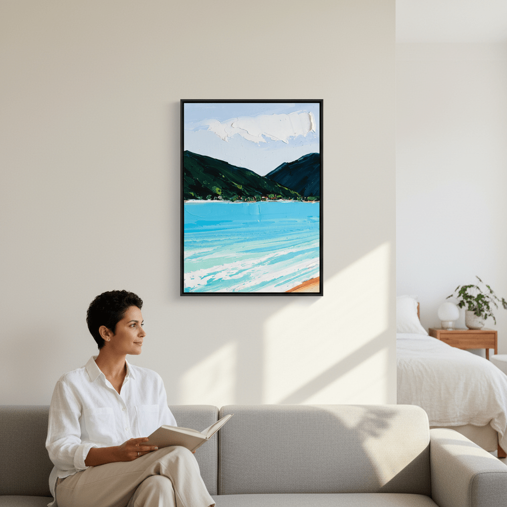 White Noise by Angela Hawkey wall - art - picture - poster