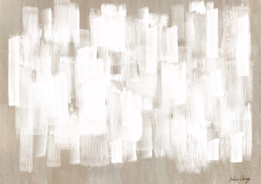White on Beige by Julia Cheney