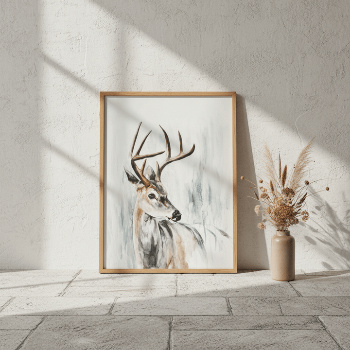 Whitetail Deer by Meredith O'Neal wall - art - picture - poster