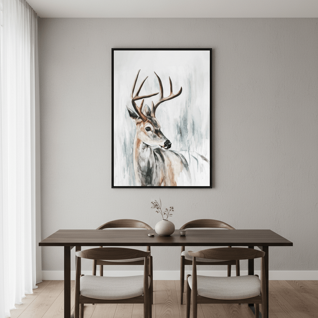 Whitetail Deer by Meredith O'Neal wall - art - picture - poster