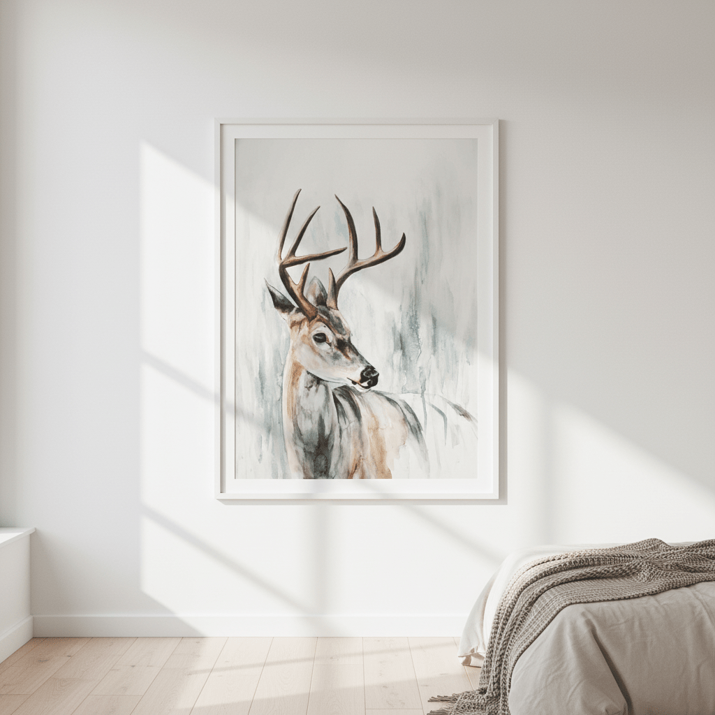 Whitetail Deer by Meredith O'Neal wall - art - picture - poster