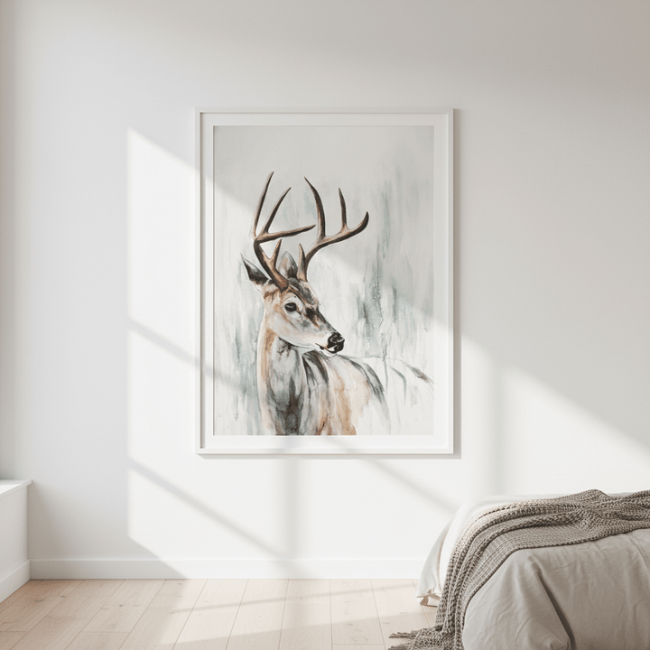 Whitetail Deer by Meredith O'Neal wall - art - picture - poster