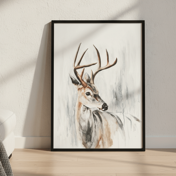 Whitetail Deer by Meredith O'Neal wall - art - picture - poster