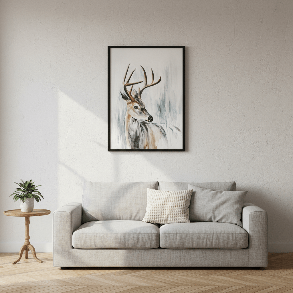 Whitetail Deer by Meredith O'Neal wall - art - picture - poster