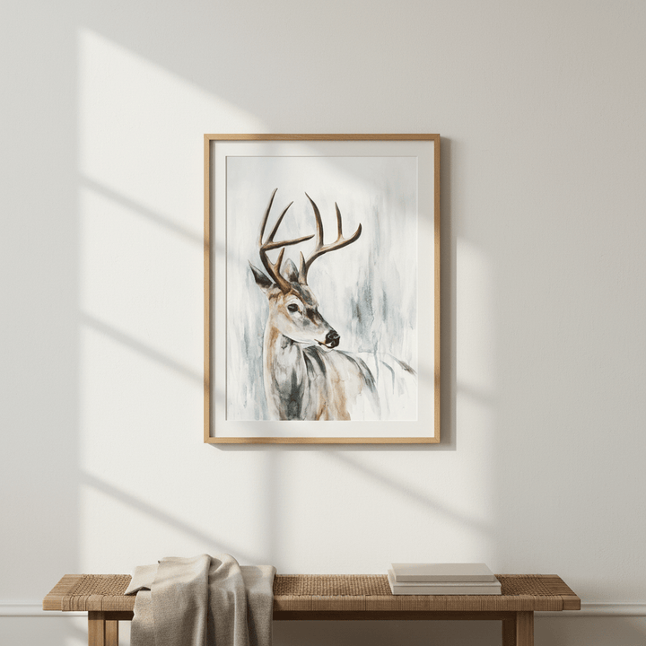 Whitetail Deer by Meredith O'Neal wall - art - picture - poster