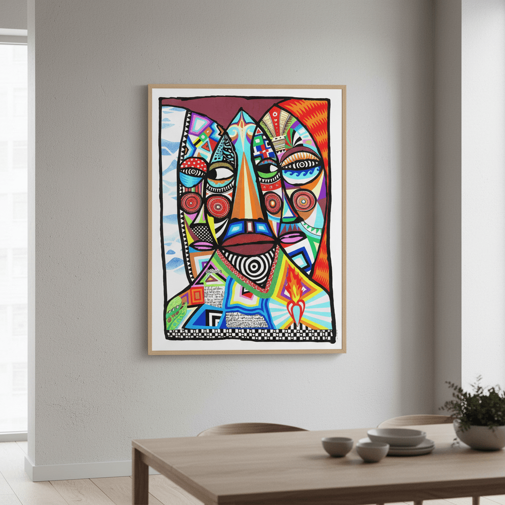 Who's That Looking Over Your Shoulder? by Sven Reubens wall - art - picture - poster