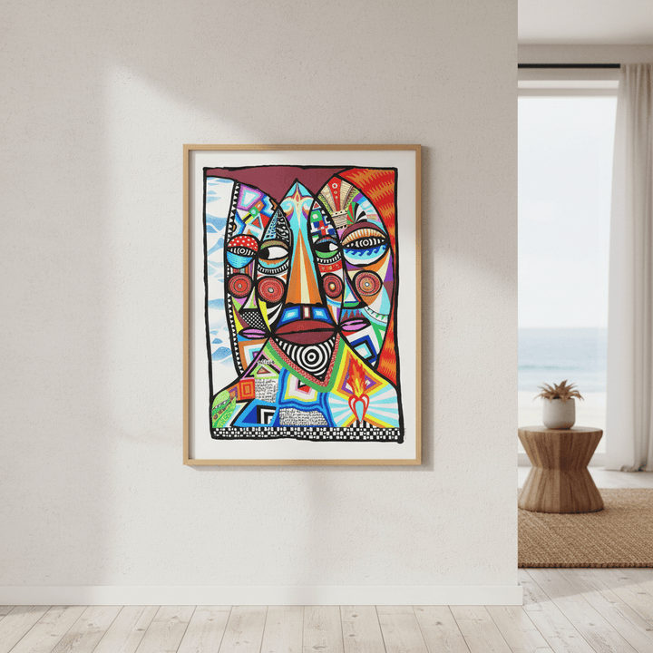 Who's That Looking Over Your Shoulder? by Sven Reubens wall - art - picture - poster