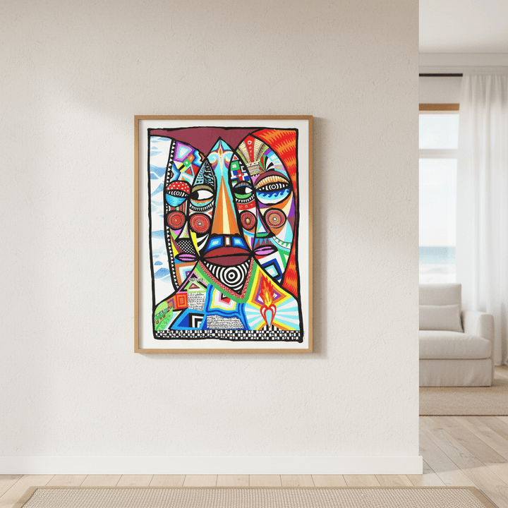 Who's That Looking Over Your Shoulder? by Sven Reubens wall - art - picture - poster