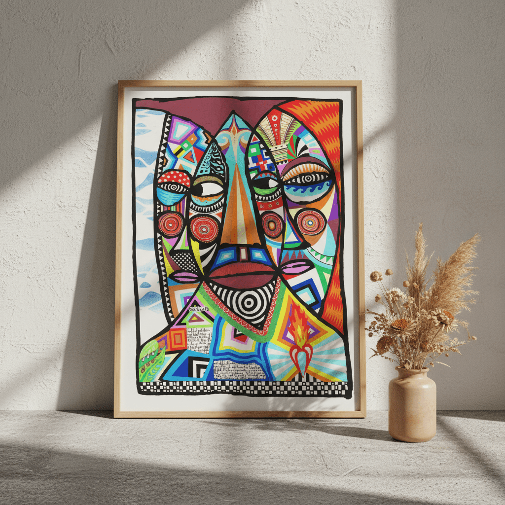 Who's That Looking Over Your Shoulder? by Sven Reubens wall - art - picture - poster