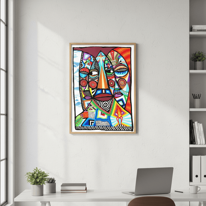 Who's That Looking Over Your Shoulder? by Sven Reubens wall - art - picture - poster