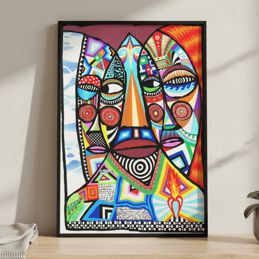 Who's That Looking Over Your Shoulder? by Sven Reubens wall - art - picture - poster