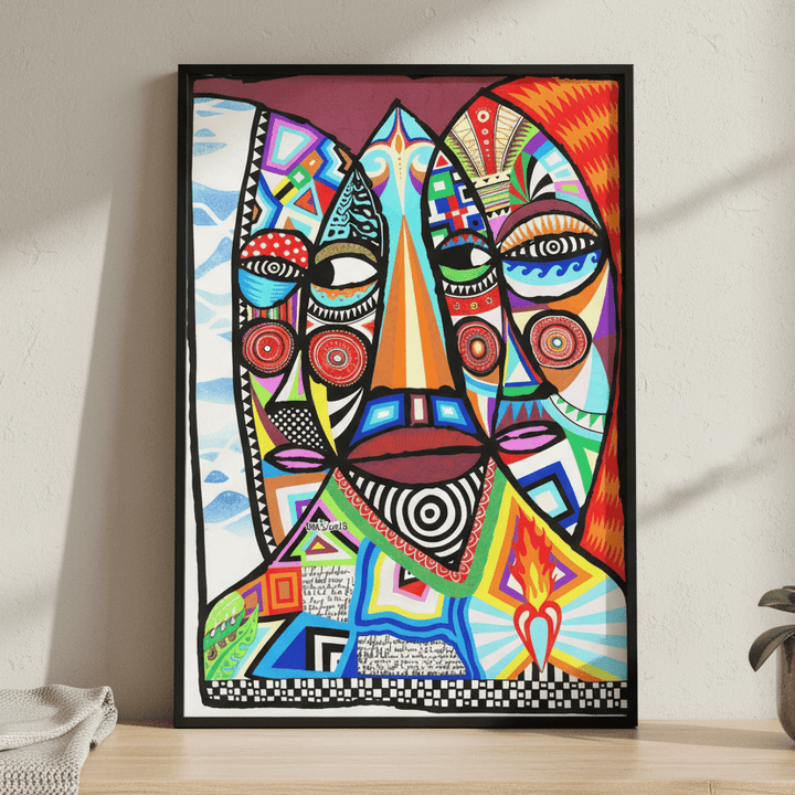 Who's That Looking Over Your Shoulder? by Sven Reubens wall - art - picture - poster