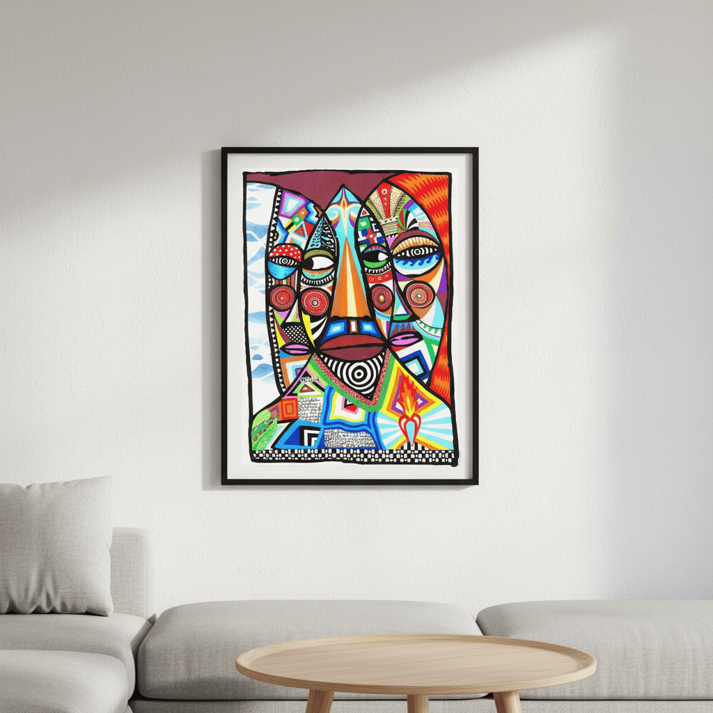 Who's That Looking Over Your Shoulder? by Sven Reubens wall - art - picture - poster