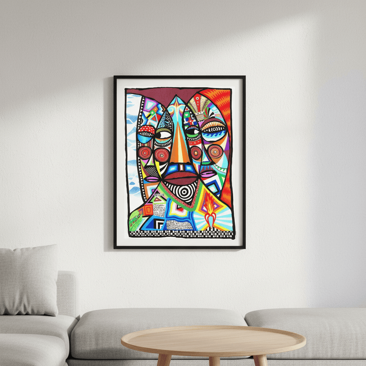 Who's That Looking Over Your Shoulder? by Sven Reubens wall - art - picture - poster