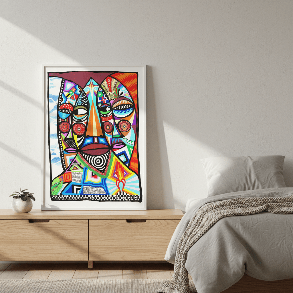 Who's That Looking Over Your Shoulder? by Sven Reubens wall - art - picture - poster