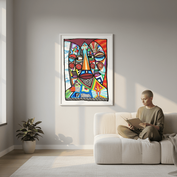 Who's That Looking Over Your Shoulder? by Sven Reubens wall - art - picture - poster