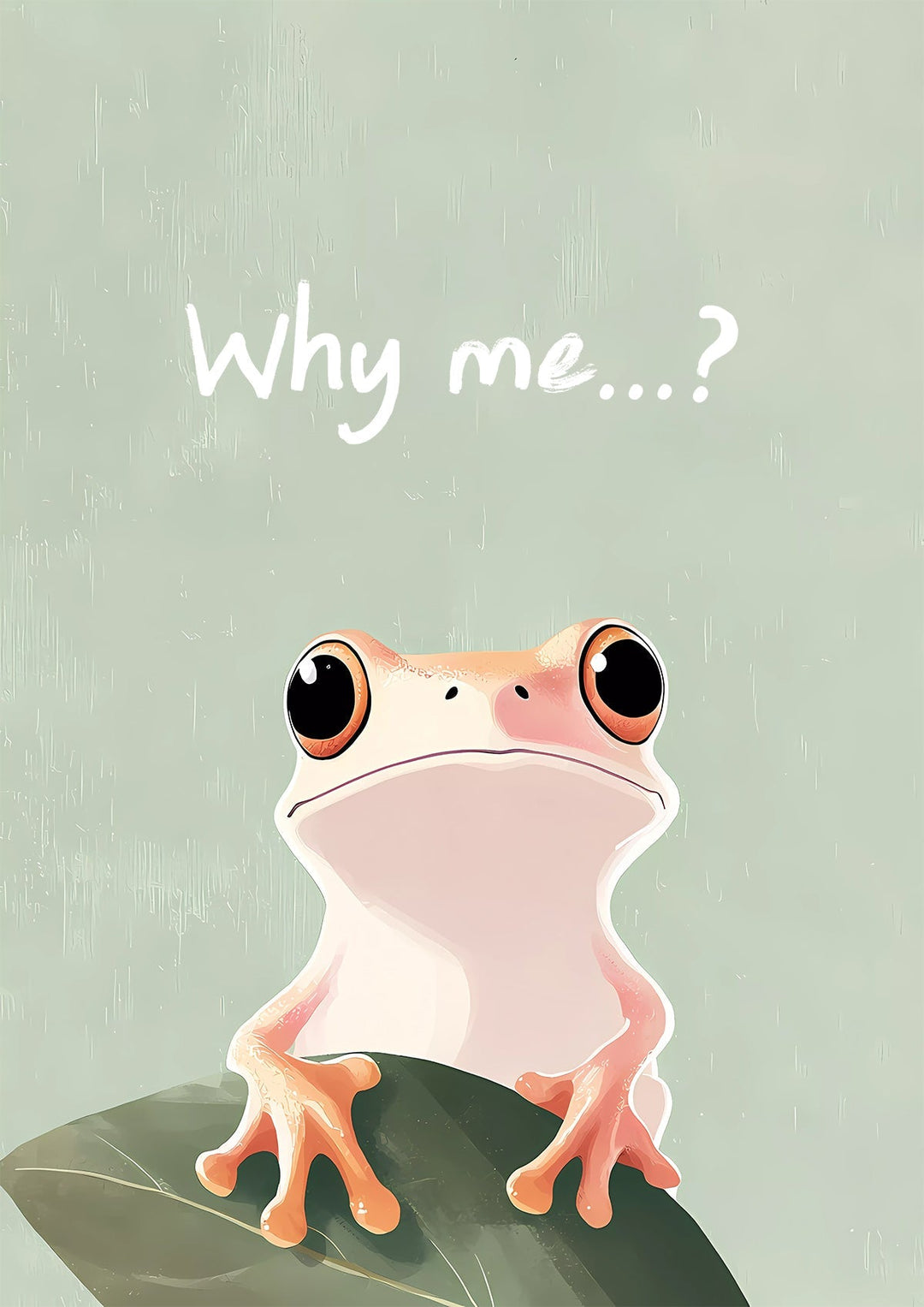 Why me frog - Style My Wall,frame