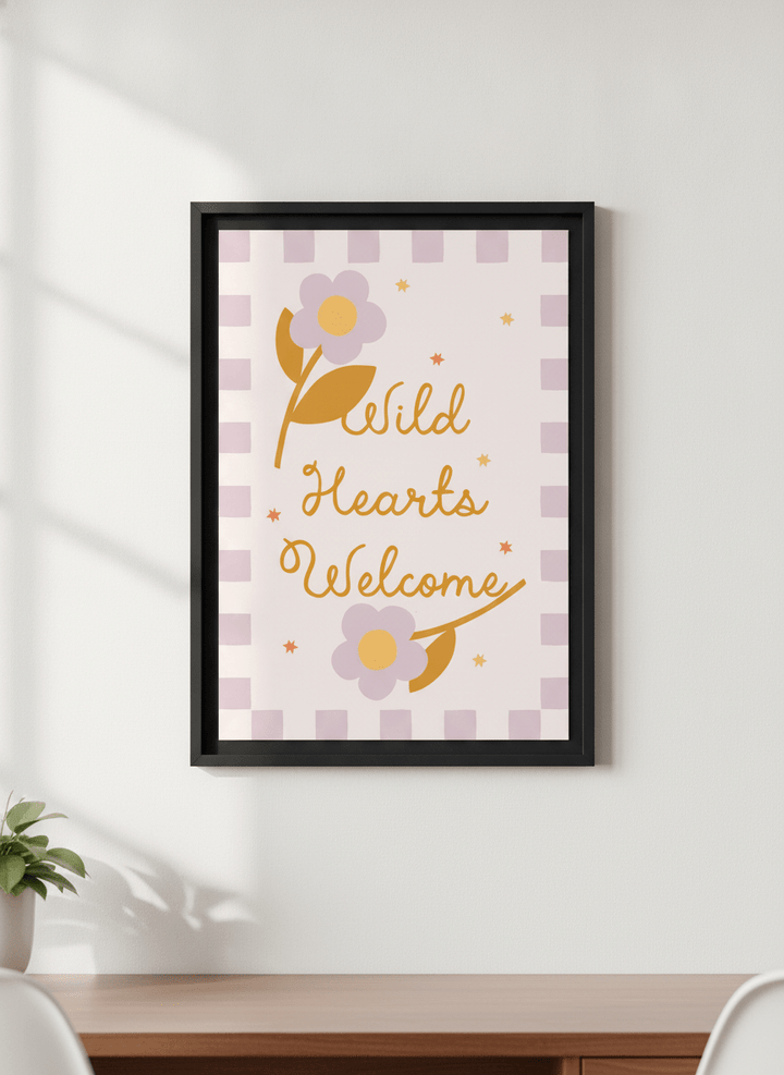 Contemporary wall art featured in a bright modern office workspace