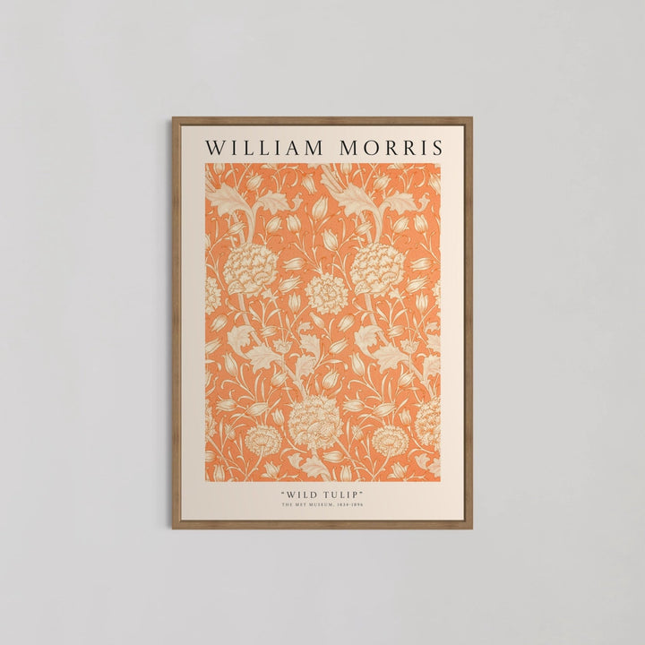 Wild Tulip Pattern Wall Art by William Morris - Style My Wall