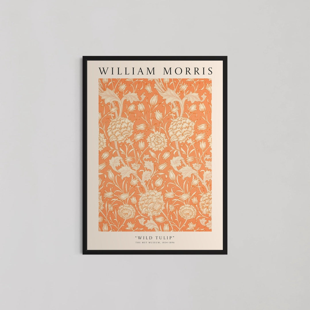 Wild Tulip Pattern Wall Art by William Morris - Style My Wall