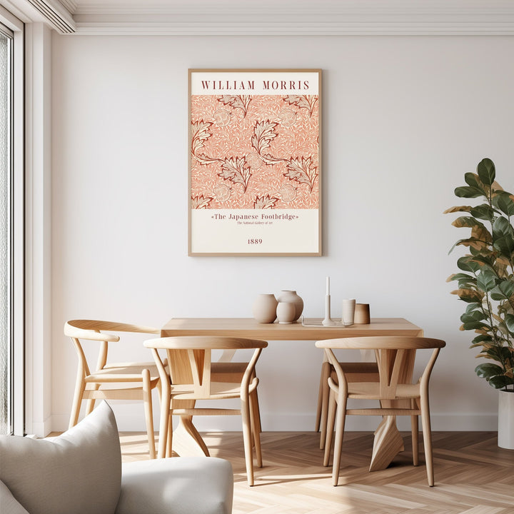 William Morris 1889,bedroom,timber border