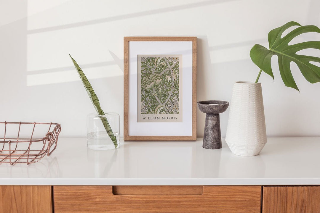 Windrush Green Pattern Wall Art by William Morris - Style My Wall