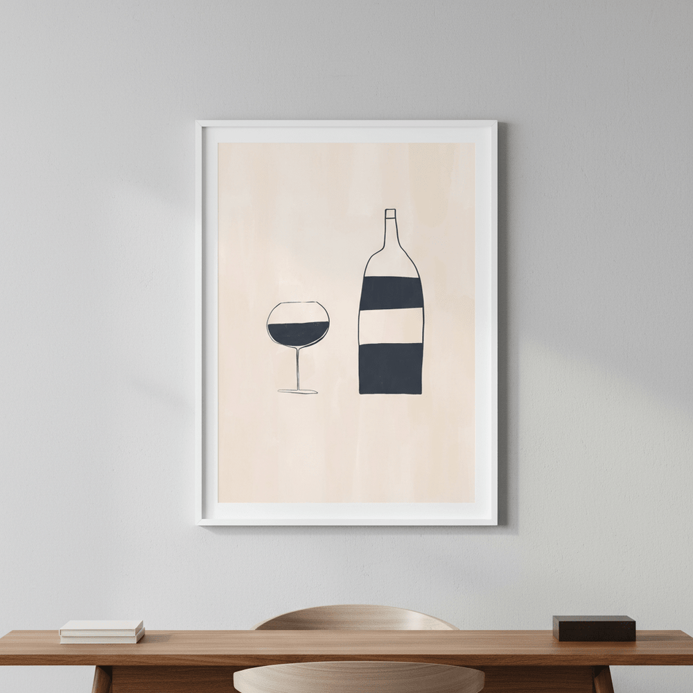 Wine by Ivy Green Illustrations wall - art - picture - poster