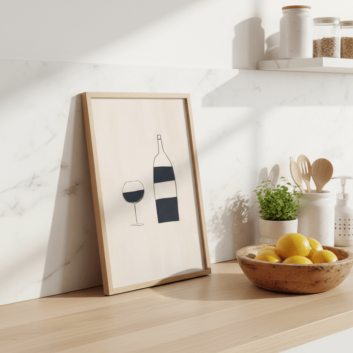 Wine by Ivy Green Illustrations wall - art - picture - poster