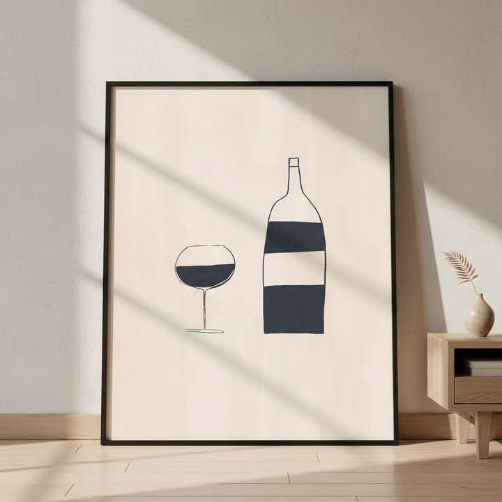 Wine by Ivy Green Illustrations wall - art - picture - poster