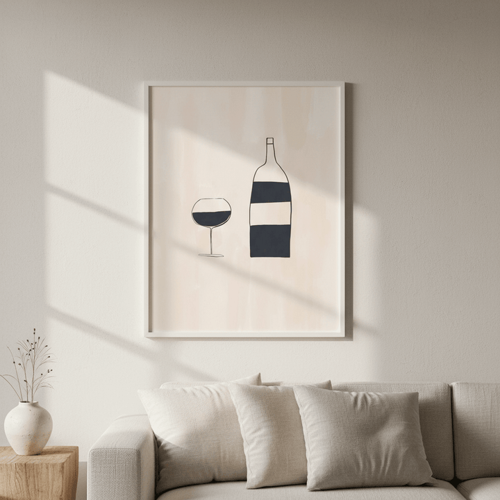 Wine by Ivy Green Illustrations wall - art - picture - poster