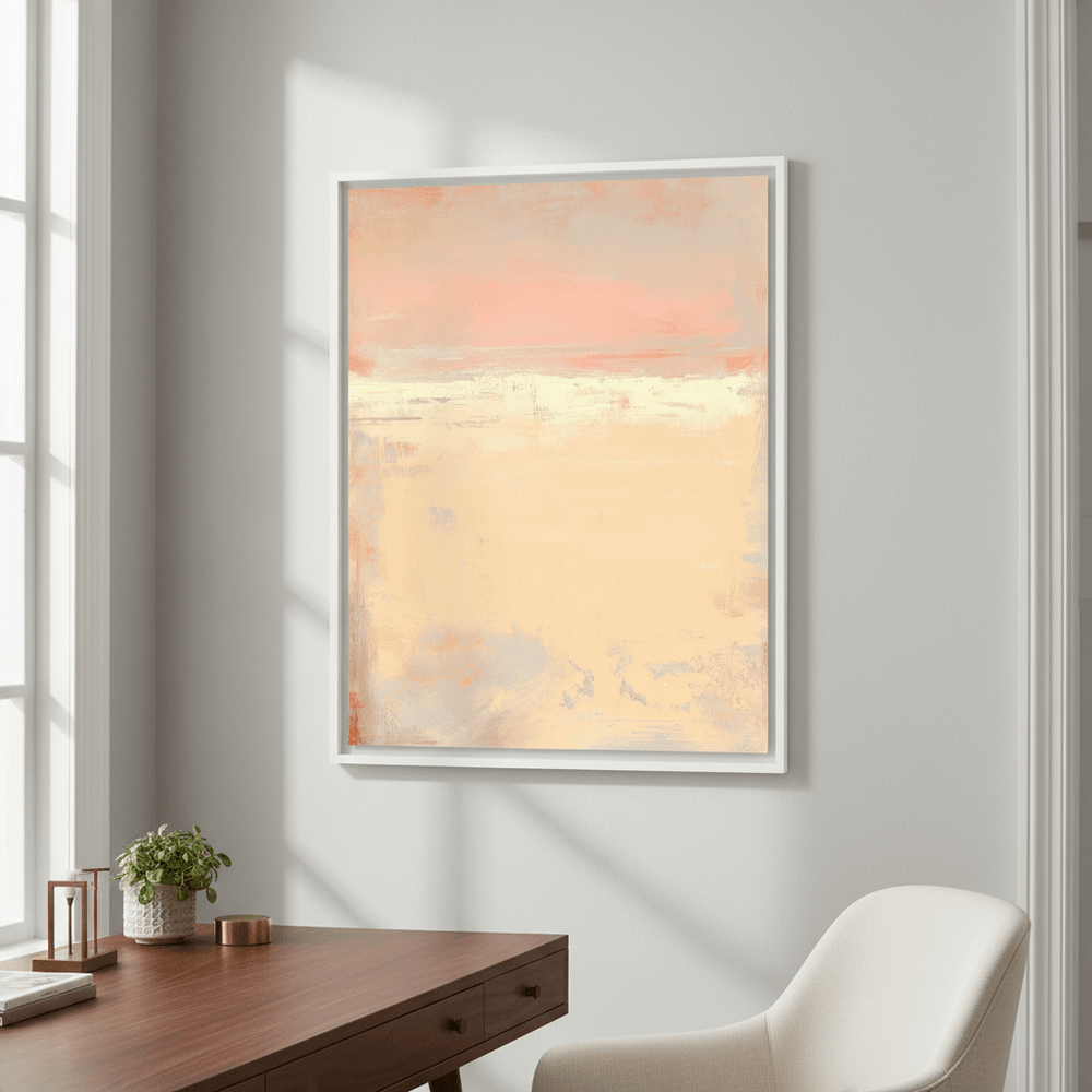 Wine Rust Abstract Wall Art Inspired by Mark Rothko wall - art - picture - poster