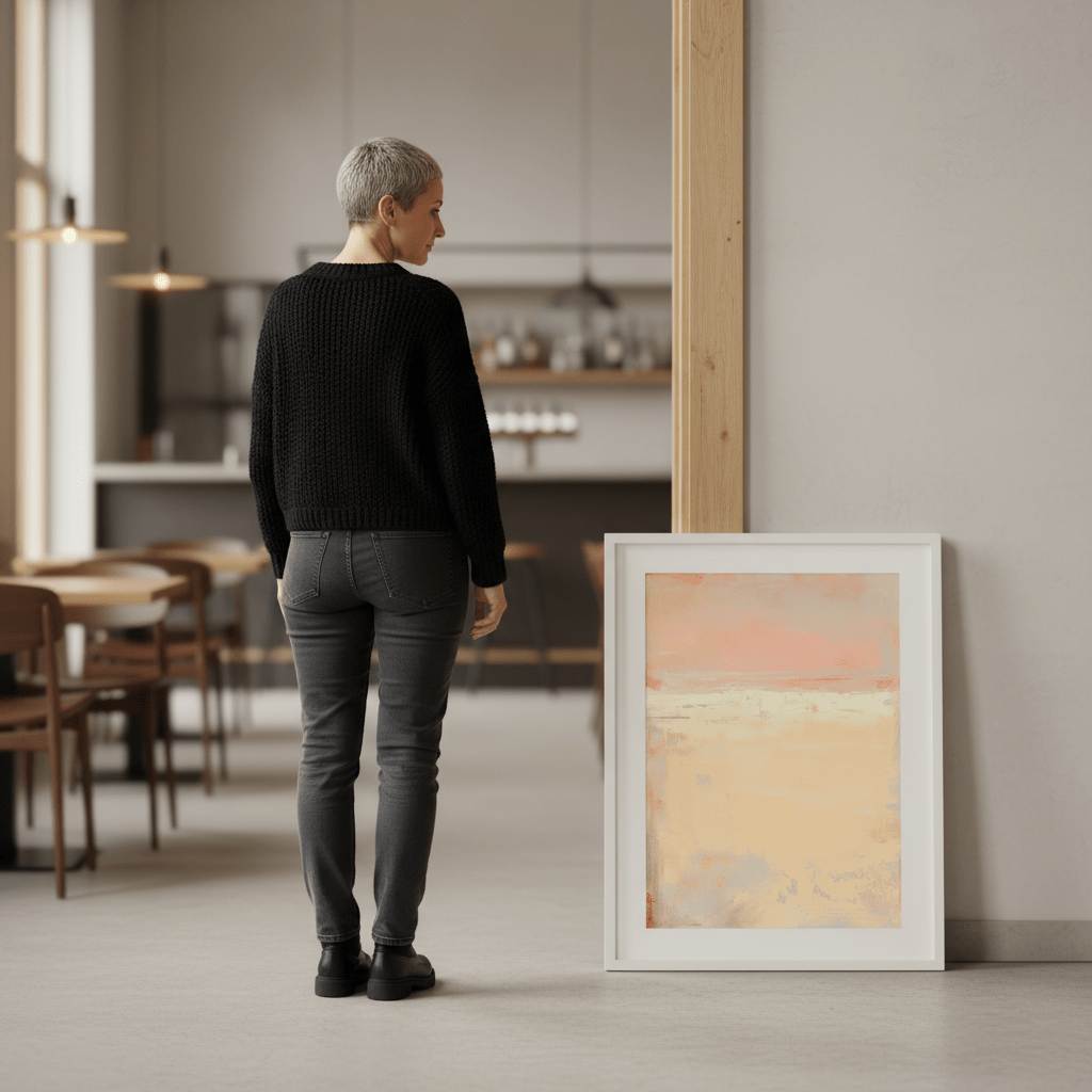 Wine Rust Abstract Wall Art Inspired by Mark Rothko wall - art - picture - poster