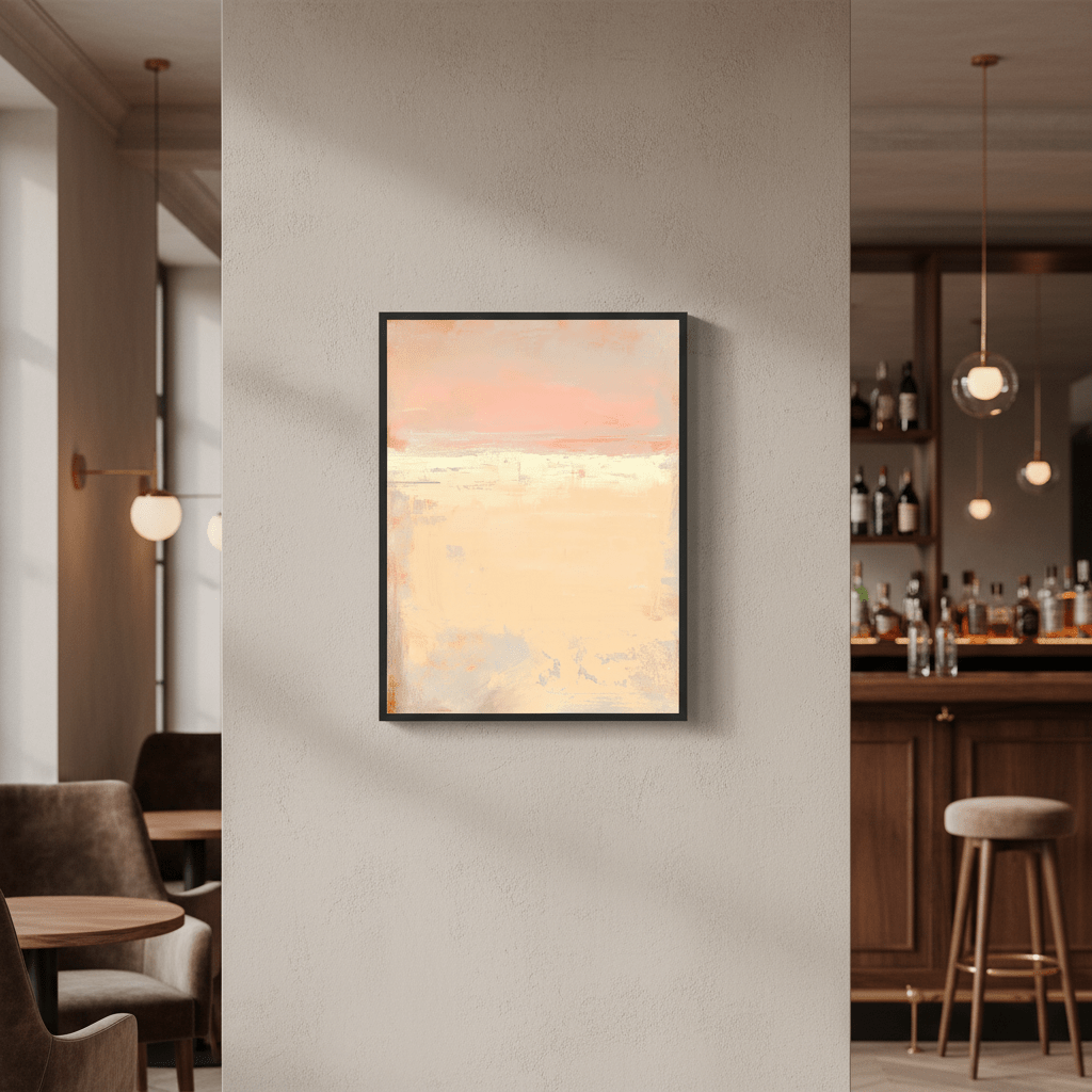 Wine Rust Abstract Wall Art Inspired by Mark Rothko wall - art - picture - poster