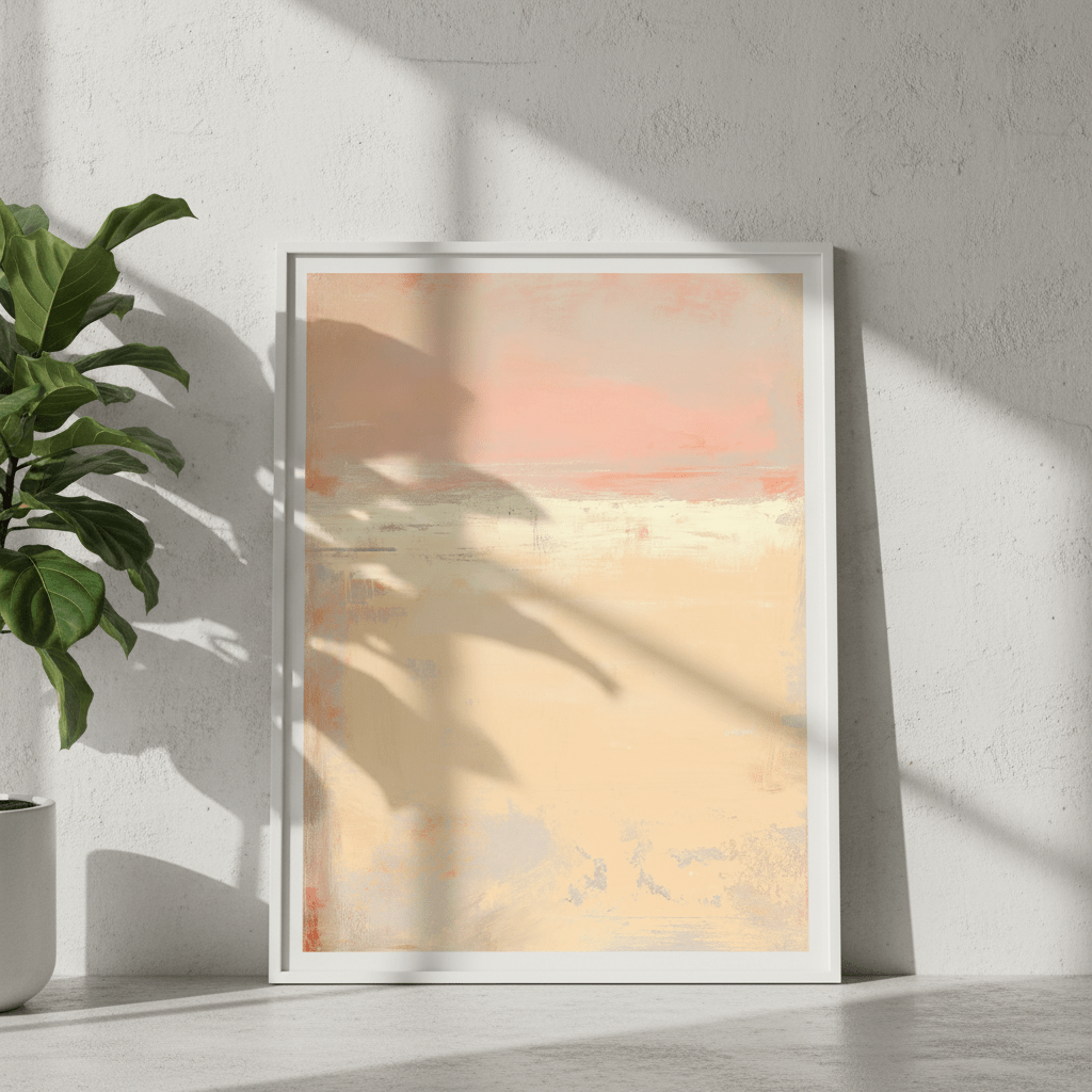 Wine Rust Abstract Wall Art Inspired by Mark Rothko wall - art - picture - poster