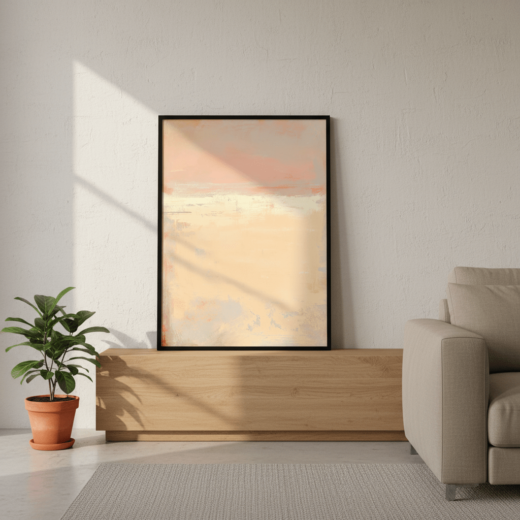 Wine Rust Abstract Wall Art Inspired by Mark Rothko wall - art - picture - poster