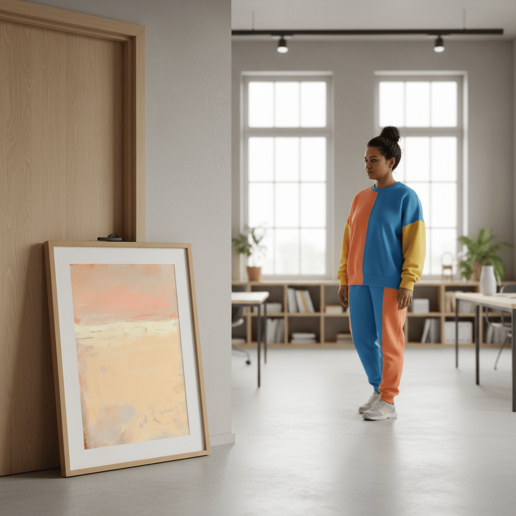 Wine Rust Abstract Wall Art Inspired by Mark Rothko wall - art - picture - poster