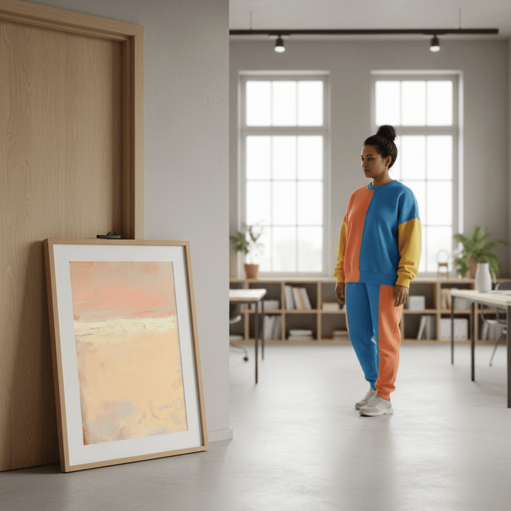 Wine Rust Abstract Wall Art Inspired by Mark Rothko wall - art - picture - poster